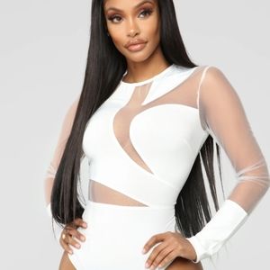 Fashion Nova Time of Your Life cutout Bodysuit